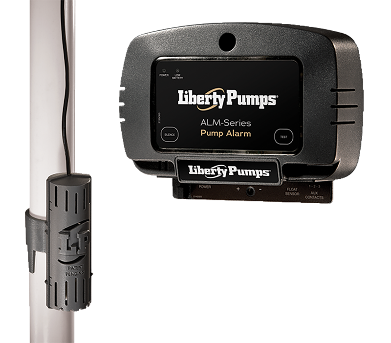 Liberty ALM P1 LIB Indoor Alarm with Snap on Sensor In Black