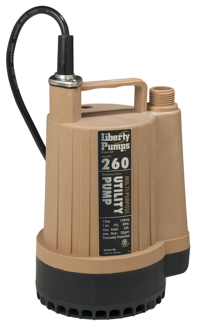 Liberty 260 LIB 1/6 hp Submersible Utility Pump