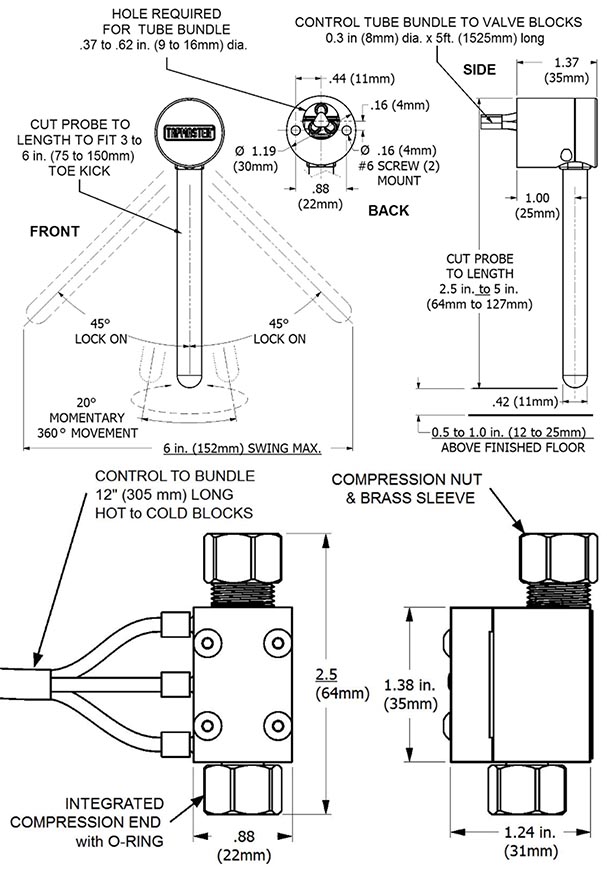 Hands Free Faucet Control in Nickel Finish Model 1775 By TAPMASTER - Image 3