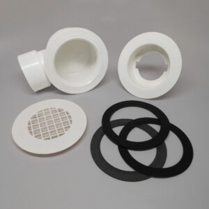 Drain Assembly for 2" Pipe - PVC Pipe solvent welded DWV sanitary pipe by EL Mustee