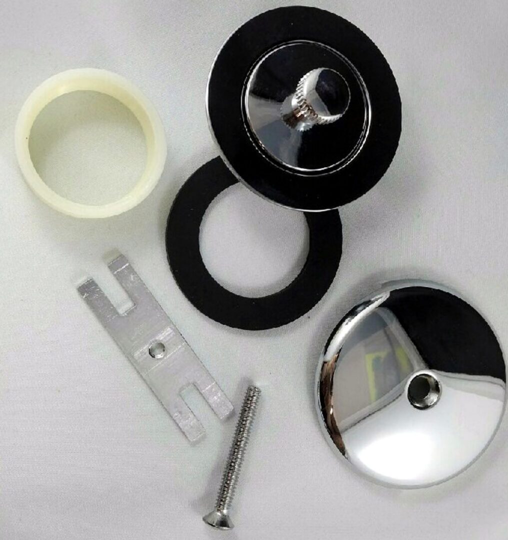 Twist and Lift Bath Waster and Overflow Kit -Universal Fit- Polished Chrome - Image 3