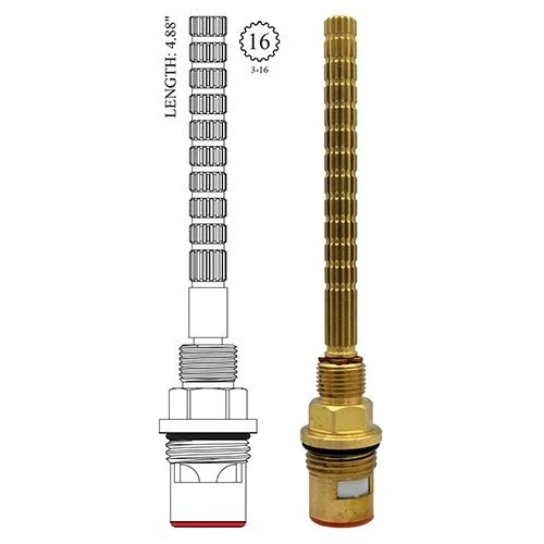 Ceramic Cartridge Fits NEWPORT BRASS Faucet Systems (Long Stem) - Image 2