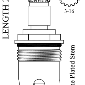 Ceramic Cartridge Fits SIGN OF THE CRAB and OTHER LUXURY BRAND Faucet Systems