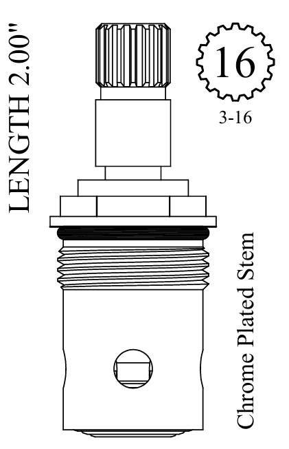 Ceramic Cartridge Fits SIGN OF THE CRAB and OTHER LUXURY BRAND Faucet Systems